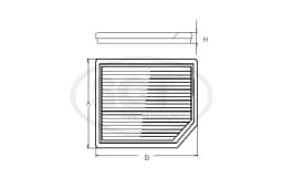 Filter, salongiõhk SCT - MANNOL SAK 166