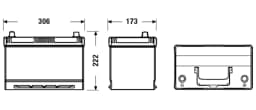 Käivitusaku EXIDE EL954