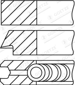 Kolvirõngakomplekt GOETZE ENGINE 08-432207-30