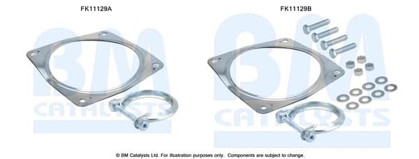 Montaažikomplekt, tahma-/partiklifilter BM CATALYSTS FK11129