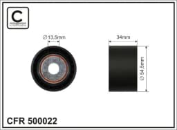 Seade-/juhtrull, soonrihm CAFFARO 500022