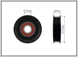 Pingutusrull, soonrihm CAFFARO 256-00