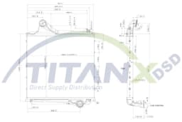 Kompressoriõhu radiaator TitanX IX169006