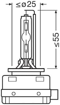 Hõõgpirn, Kaugtuli ams-OSRAM 66340ULT-2HB