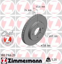 Piduriketas ZIMMERMANN 380.2166.20