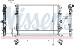 Radiaator, mootorijahutus NISSENS 607192