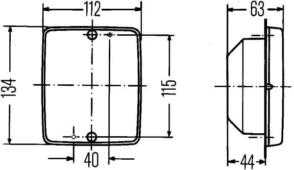 Tagurdustuli HELLA 2ZR 003 236-311