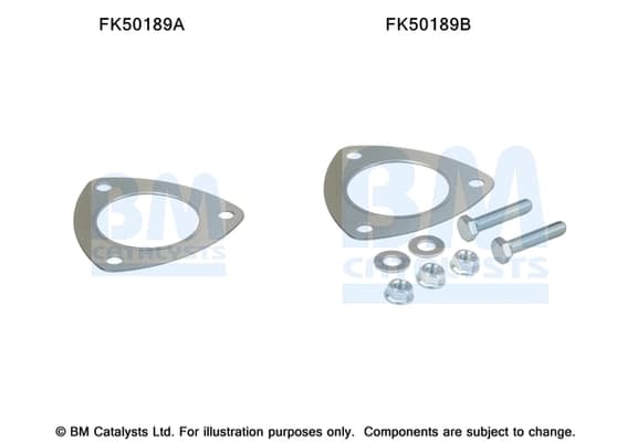 Montaažikomplekt, heitgaasitoru BM CATALYSTS FK50189