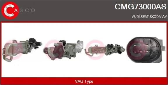 EGR-moodul CASCO CMG73000AS