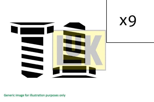 Kruvikomplekt, sidur Schaeffler LuK 411 0145 10
