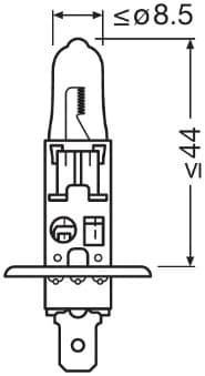 Hõõgpirn, Kaugtuli ams-OSRAM 62150CBB-2HB