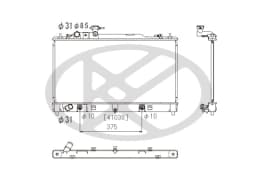 Radiaator, mootorijahutus KOYORAD PL062695