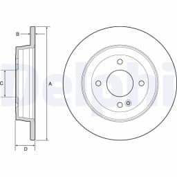 Piduriketas DELPHI BG4564